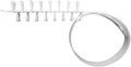 Washing Machine Cleaner Brush, Household Nylon Brushes for Cleaning Washing Machine Brush, Front Load Rolling Washing Machine Cleaning Brush, Flexible Slit Cleaning Brush Dryer Vent Brush