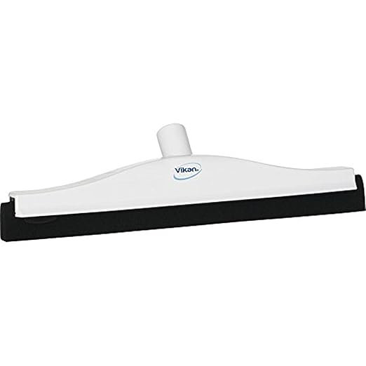 Vikan 77525 Squeegee,Fixed Head,Bench,16",PP/RB,White