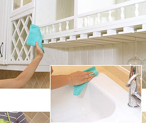 JEBBLAS Reusable Handi Wipes Disposable Cleaning Towels and Dish Cloths, 100 Count/Pack, Red