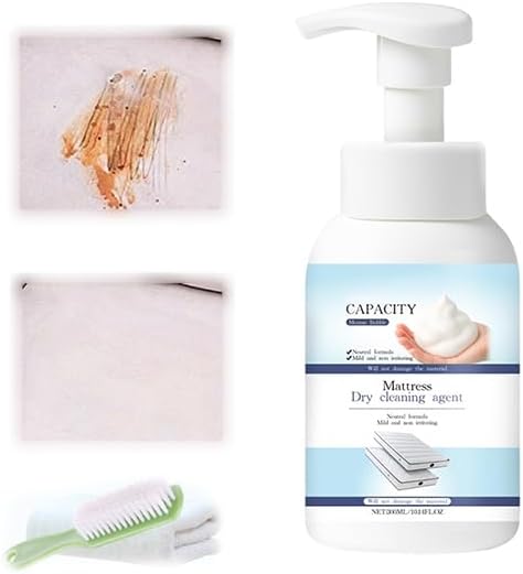Mattress Cleaner Spray,Mattress Cleaner And Stain Remover, Limpiador De Colchones De Cama For Upholstery,Car Interior,Couch,Carpet,Sofacushion,Tablecloth (1pcs)