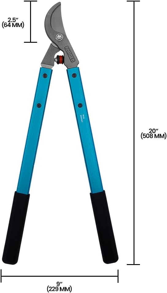 Zenport MV20 Professional Tree Lopper, Vine and Light Tree, 2-Inch Cut, Forged Head, 20-Inch Long