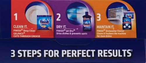 Finish Gelpacs Dishwasher Detergent, Orange Scent, 32 Count