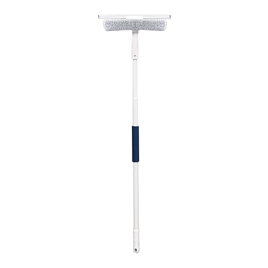 Unger Window Washing Kit with Scrubber, Squeegee, 5ft. Telescoping Pole – Window Cleaner Tool Set for House Window Maintenance, Professional Grade Home Window Cleaning Kit