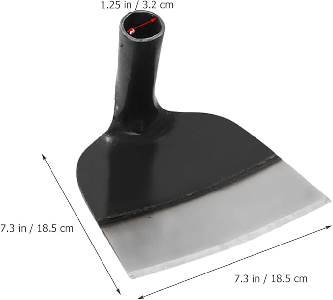 DOITOOL Heavy Duty Garden Hoe Tool Solid Steel Hand Hoe for Weeding Digging Soil Loosening and Planting in Backyard and Farm