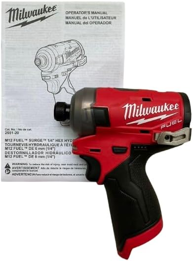 Milwaukee 2551-20 M12 FUEL SURGE Compact Lithium-Ion 1/4 in. Cordless Hex Hydraulic Driver (Tool Only)