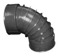 Corrugated Drain Elbow, 7 in. L, Single (2 pieces)