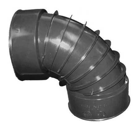 Corrugated Drain Elbow, 7 in. L, Single (2 pieces)