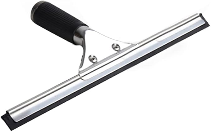 Black 35cm 14in Glass Squeegee for Window Cleaning, All Purpose Home Cleaner Tool for Car Windshield, Mirror, Glass Door (14in/35cm, Black)