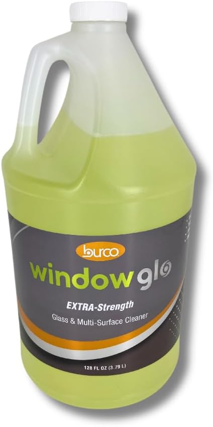 Burco Window Glo Glass and Multi-Purpose Cleaner (1 Gallon (4 Pack))