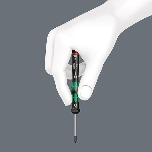 Wera 2067/6 Kraftform Micro Torx BO Tamper-Resistant Electronics Screwdriver Set and Rack, 6-Piece