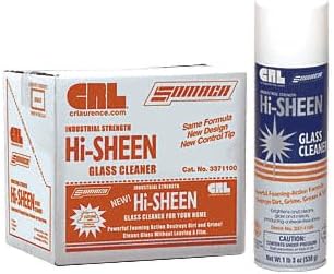 CRL SOMACA Hi-SHEEN Glass Cleaner - 19 oz Can by CR Laurence