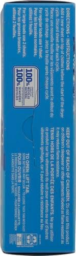 Snuggle Fabric Softener Dryer Sheets, Blue Sparkle, 80 Count