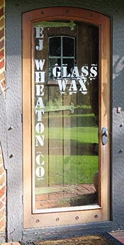 E.J. Wheaton Glass Wax, Polishes and Protects Windows, Mirrors and Metal Surfaces, Dries Chalk White, Easy to Apply and to Remove, Made in USA