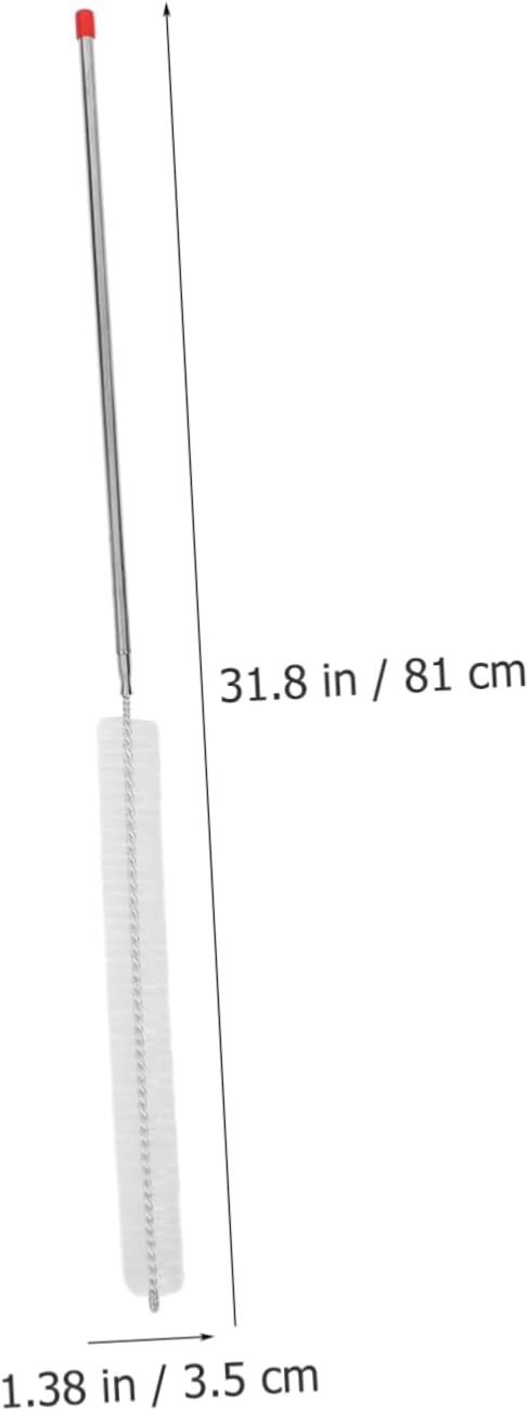 Hemobllo Long Flexible Washing Machine Cleaning Brush Sturdy Nylon Bristles for Deep Cleaning Compatible Top-Load Washers for Household Use