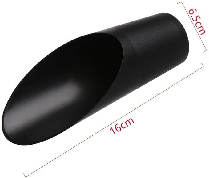 Black Bonsai Soil Scoops,Plastic Garden Soil Scoops,Colorful Gardening Tools Potting Scoopers Bucket Shovel for Flower Planting,Bonsai,Potting Garden Soil