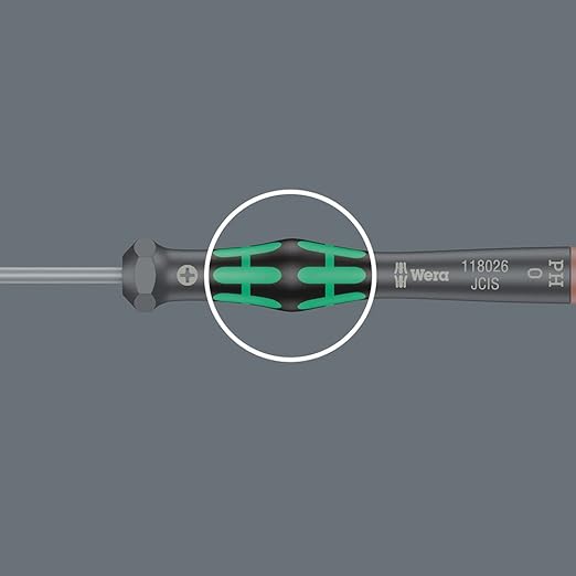 Wera 2067/6 Kraftform Micro Torx BO Tamper-Resistant Electronics Screwdriver Set and Rack, 6-Piece