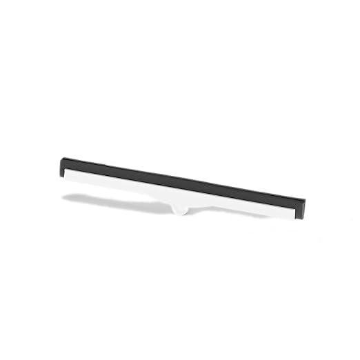 Carlisle FoodService Products 36622200 Commercial Foam Rubber Floor Squeegee with Plastic Frame, 22" Length, White-Black