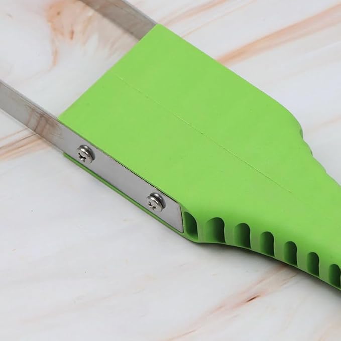 Comimark 1 PCS Garden Bandit Hand Loop Weeder Tool, Iron Loop Design & Sharp Blades Manual Weeders Tool with UV-Resistant Plastic Handle for Weeding, Loosening, Planting Weeding Gardening Tools