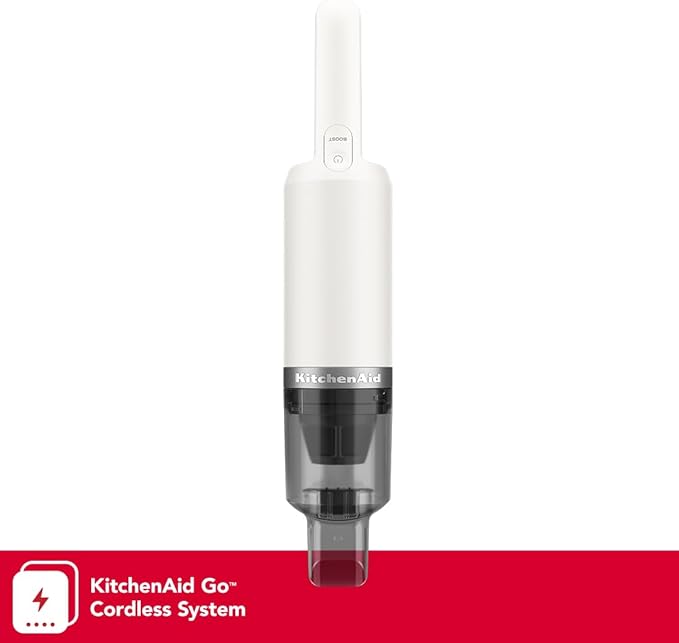 KitchenAid Go™ Cordless Kitchen Vacuum - Battery Included, KKVR121, Porcelain White