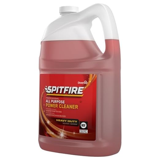 Spitfire CBD540045 Professional All Purpose Liquid Power Cleaner, Heavy Duty Degreaser Removes Resin, Paint, Oil, Ink, Gum, Pine Scent, Ready-to-Use Refill, 1-Gallon