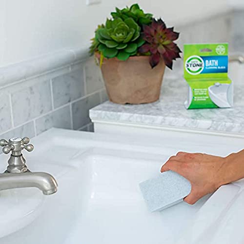 Pure Clean Bath Stone Cleaning Block (1.6 oz - Pack of 2)