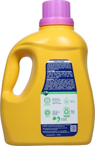 ARM & HAMMER Plus OxiClean Odor Blasters Fresh Burst,77 Loads Liquid Laundry Detergent,100.5 Fl oz,(Pack of 2)