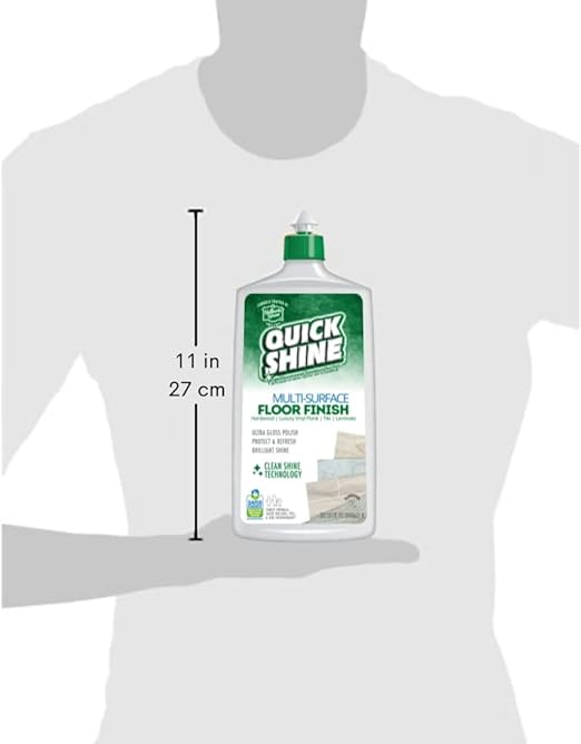 Quick Shine Floor Finish, 27 fl oz (Pack of 4)