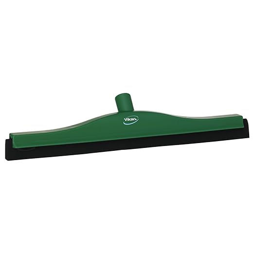 Vikan 77532 Squeegee,Fixed Head,Floor,20",PP/RB,Green