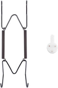 Bilillo Plate Hangers for The Wall, Suitable for 6''-8'' Decorative Plate,Invisible Heavy Duty Wire Plate Holder with Wall Hooks, Plate Hangers for Displaying Plates, Platter, Dish (Black)