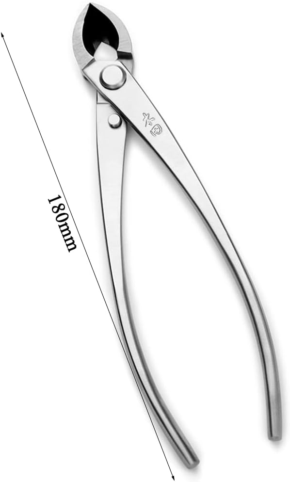 Bonsai Straight Edge Cutter Professional Grade Branch Cutter Alloy Steel Bonsai Tools Equip With Tool Bag (MT-SE-180)