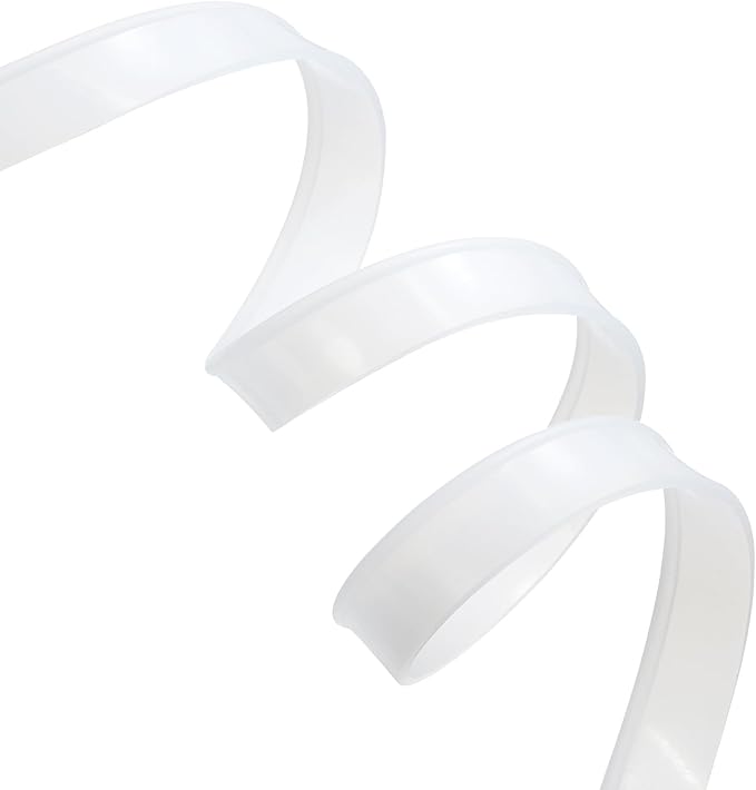MECCANIXITY Replacement Squeegee Rubber for Window, Glass, Shower Doors, Tile Wall Cleaning, 9.84 Inch, White Pack of 4