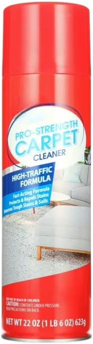Pro-Strength Foaming Carpet Cleaner, Fast Dry Formula, 22 oz