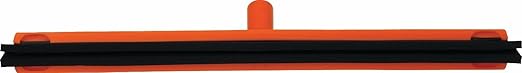 Vikan 77547 Squeegee,Fixed Head,Floor,24",PP/RB,Orange