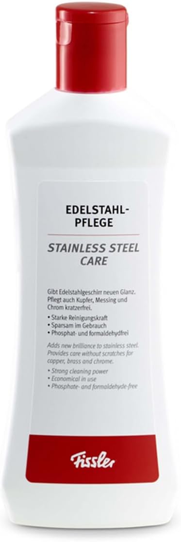 Fissler Stainless Steel Care - Phosphate-Free, Biodegradable Cleanser for Polishing & Restoring Shine
