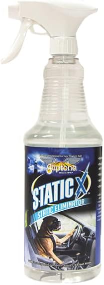 Gliptone Static X Static Eliminator, Removes Dust, Fingerprints, Pet Hair, Lint. Safe for use on Glass, Plastics, Metal and All Types of Fabrics, Computer Monitors, Mobile Devices (32 Fl Oz)