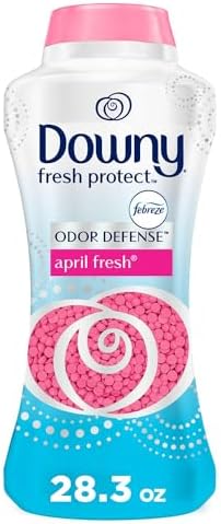 Downy Fresh Protect Laundry Scent Booster Beads for Washer with Febreze Odor Defense, April Fresh, 28.3 oz, Use with Fabric Softener