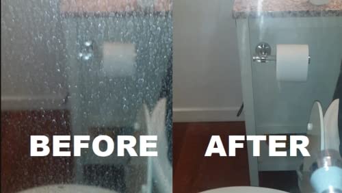 Shower Door Glass Hard Water Stain Remover, Cleans Stainless Steel, Porcelain, and More! Diamond Luster Eliminator Pad Bundle By Diamond Seal Systems