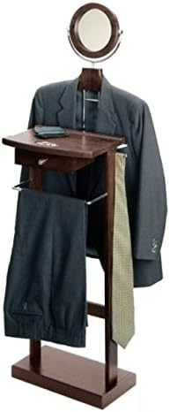 Ergode Valet Stand: Compact Organizer for Clothing & Accessories (Matte Grey)