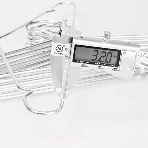 TIMMY Wire Hangers 40 Pack Stainless Steel Strong Metal Coat Hanger Clothes 16.5 Inch.