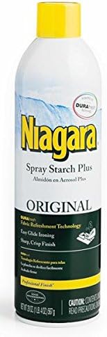 Niagara Spray Starch Plus 20oz - Original with DURAfresh Technology (12-Pack)