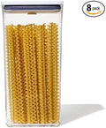 OXO Good Grips POP Container - Rectangle Tall 3.7 Qt,transparent,(Pack of 8)
