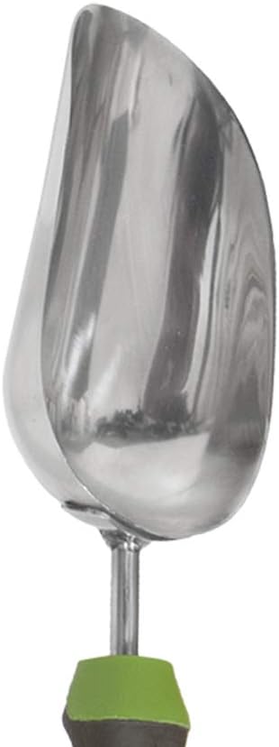 AMES 2445400 Stainless Steel Hand Soil Scoop with Ergo Gel Grip, 13-Inch, Gray