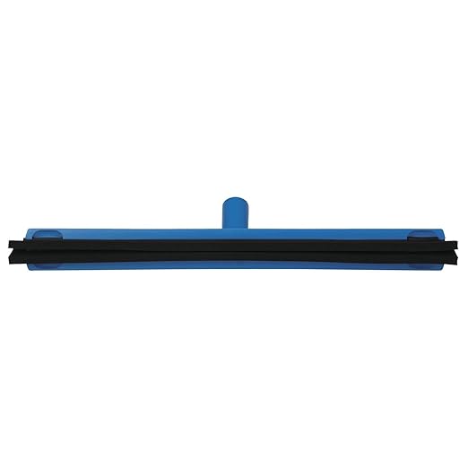 Vikan 77533 Squeegee,Fixed Head,Floor,20",PP/RB,Blue