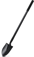 43.7Inches Small Spade Trench Shovel with Heavy Duty Steel Handle Garden Tools, Small Shovel for Digging Gardening Camping Yardwork Car, Black