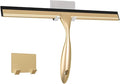 Shower Squeegee for Doors & Windows, All-Purpose, Stainless Steel, 14 Inch, Golden