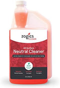 Zogics All Surface Neutral Cleaner – Floor Cleaner Solution with a Low Toxicity Formula and Neutral pH for All Surfaces, Each Bottle Makes up to 16 Gallons