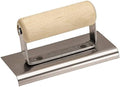 6 x 4-In. Edger, Stainless Steel, .5-In. Radius, Wood Handle