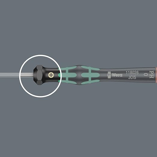 Wera 2067/6 Kraftform Micro Torx BO Tamper-Resistant Electronics Screwdriver Set and Rack, 6-Piece