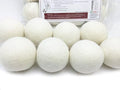 (WB0008-8 Pk) Wool Dryer Balls - Premium XL Organic Eco-Friendly Natural Unscented Non-Toxic Felt Laundry Balls, Anti-Static, Chemical Free, Fabric Softener, 100% Natural New Zealand Wool