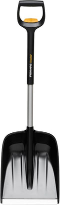 Fiskars Auto Snow Shovel, X-series, Telescopic, Length: 79.5-98.7 cm, Aluminium/Steel/Plastic, Black/Silver, 1057187